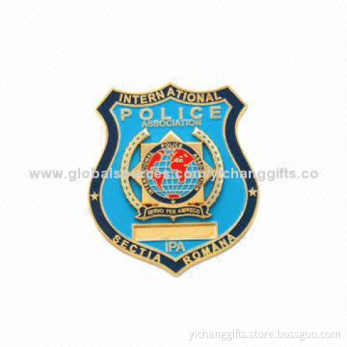 IPA Badges, Gold-plated, Soft Enamel Color, Factory Supply with Low Price, Accept Customized Design